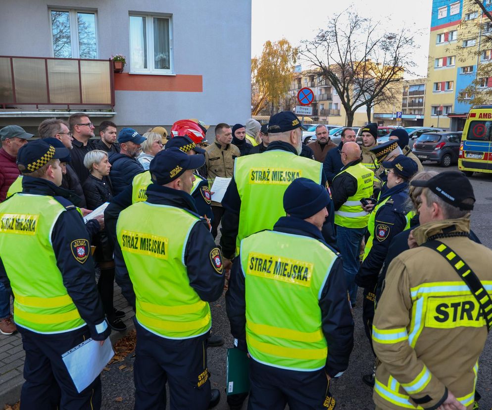 Wielka ewakuacja we Wrześni. Ponad 360 osób musiało opuścić swoje mieszkania! [ZDJĘCIA]