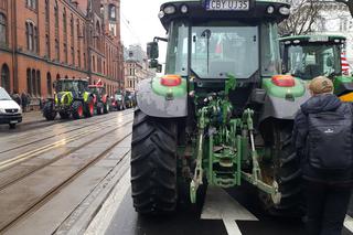 Protest rolników w Bydgoszczy