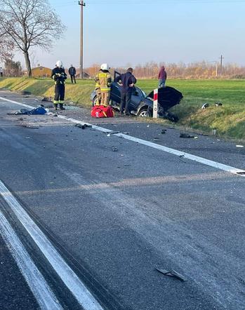 Wypadek drogowy w msc. Przełom