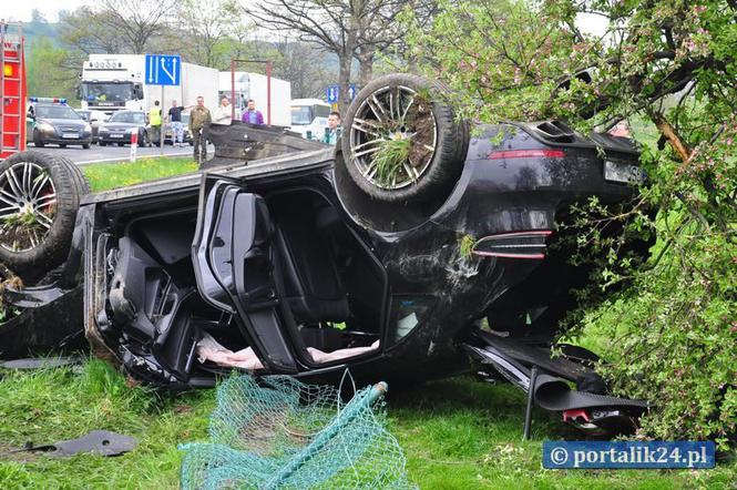 Porsche Macan wypadek w Polsce