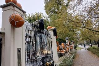 Willa na Jaśkowej Dolinie znów ozdobiona. Tym razem przechodniów zaskakują halloweenowe straszydła!