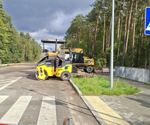 Remont drogi Tychów Stary - Starachowice (październik 2025)