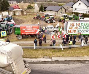 Protest rolników w zielonym miasteczku w Nagłowicach