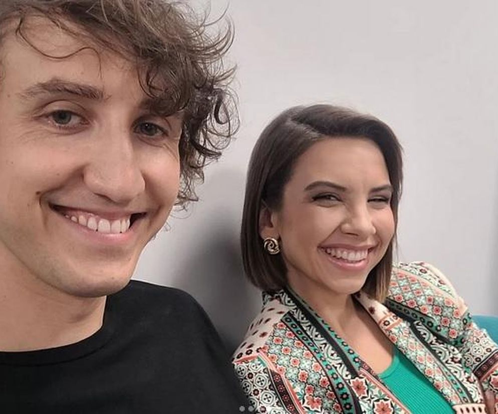 Ilona Janyst (Aneta z M jak miłość) i jej mąż Paweł 