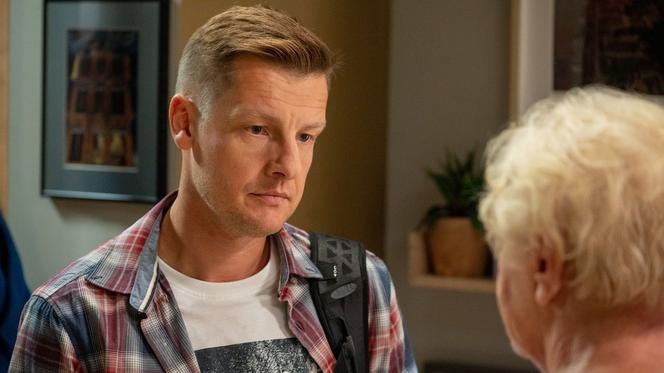 M jak miłość odc. 1563. Paweł (Rafał Mroczek), Barbara (Teresa Lipowska)