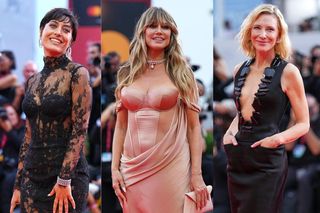 Cate Blanchett z dekoltem do pępka i Heidi Klum w buduarowej stylizacji. Oto gwiazdy na Festiwalu w Wenecji