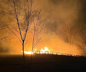 9 hektarów w ogniu! Zagrożona była farma