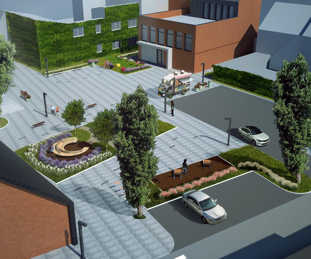 Tak po przebudowie ma wyglądać Plac pod lipami w Sianowie