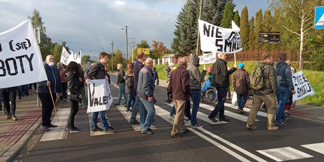 Wielki protest w Skawinie