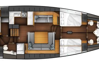 Wauquiez/Wauquiez PS 58 layout 4 cabins