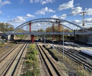 Budowa wiaduktu w Sosnowcu
