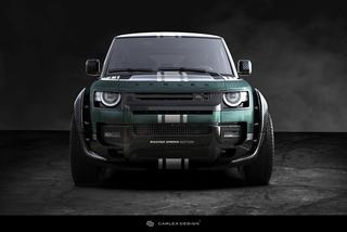 Polski tuner ZASZALAŁ! Land Rover Defender Racing Green Edition od Carlex Design - ZDJĘCIA