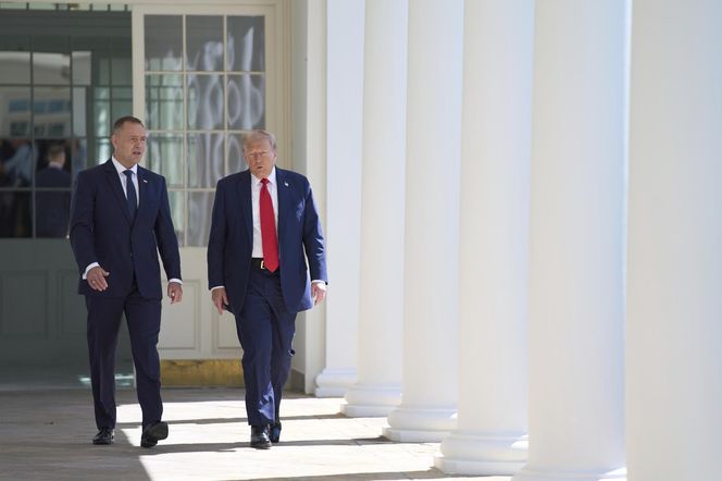 Spotkanie Donalda Trumpa z Karolem Nawrockim