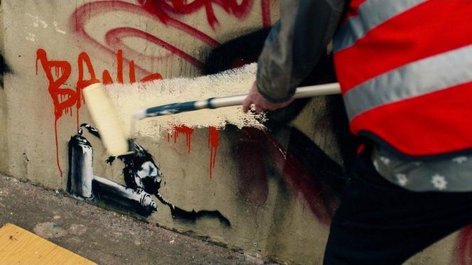 Christopher Walken zniszczył pracę Banksy'ego