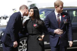 Meghan Markle i książę Harry na mszy