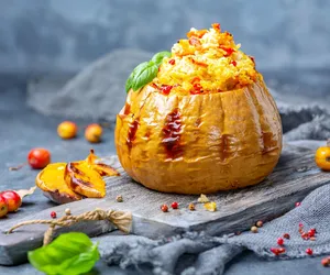 Kuskus zapiekany z warzywami  - pyszny dodatek do mięsa lub samodzielne danie