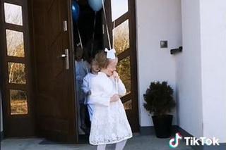 Internauci z Tik Toka wzruszeni po wideo rodziny z Horyńca. Tak pożegnała jednego z pięcioraczków [ZDJĘCIA].
