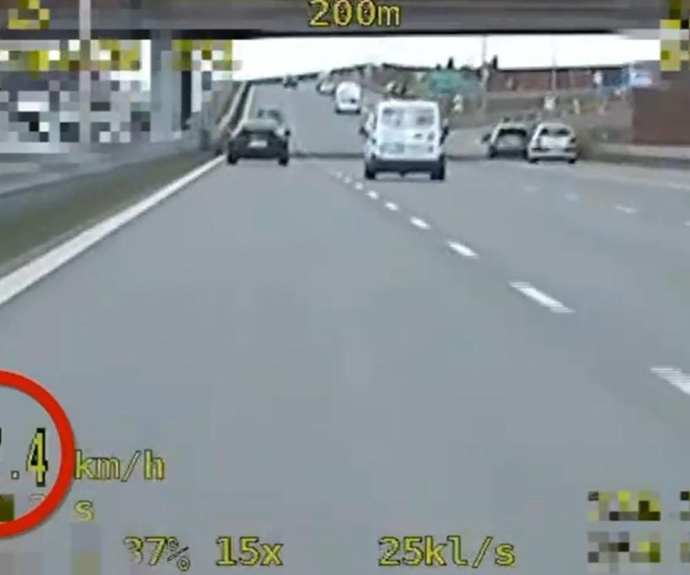 Pirat drogowy na S7 pod Piasecznem