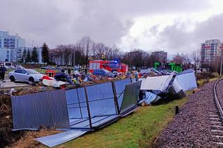 Latające garaże w Zamościu! To cud, że nikt nie zginął!