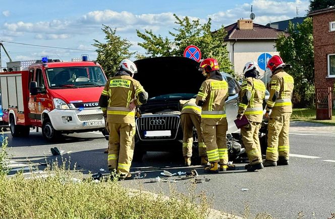 22-letnia kobieta na skuterze potrącona przez samochód