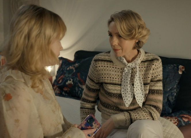 Barwy szczęścia, odcinek 3192. Emilka (Jessica Frankiewicz), Malwina (Joanna Gleń)