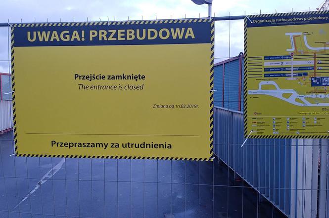 Przebudowa starej kładki na dworcu w Szczecinie