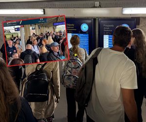 Paraliż na kolei po wypadku w Wesołej