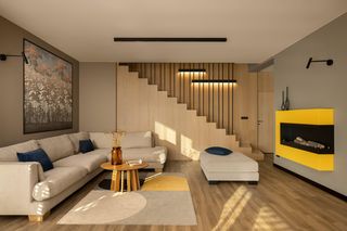 Dom dla 6-osobowej rodziny pełen ciepła i koloru. Przytulne wnętrze, w którym chce się być