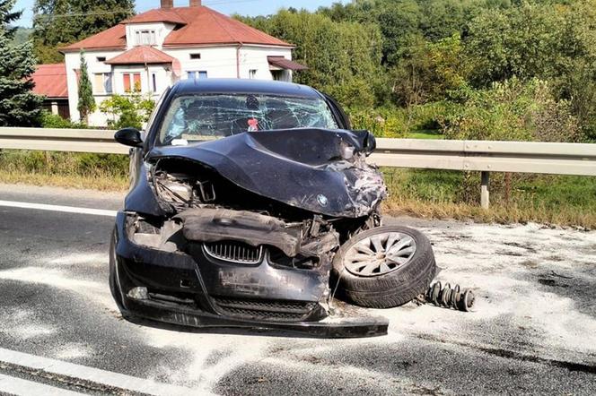 Wypadek w miejscowości Wyżne