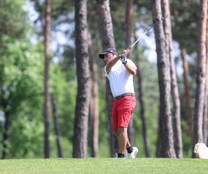 Michał Probierz na polu golfowym