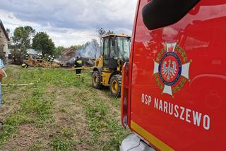 Sielec. 7-latek zaprószył ogień i zniknął w kłębach dymu! Spalone gospodarstwo!