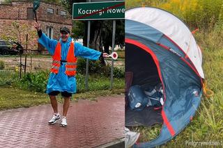 Rafał Mroczek wybrał się na pielgrzymkę. Ale stylówka! Ludzie zachwyceni. Fajny, nie gwiazdorzy