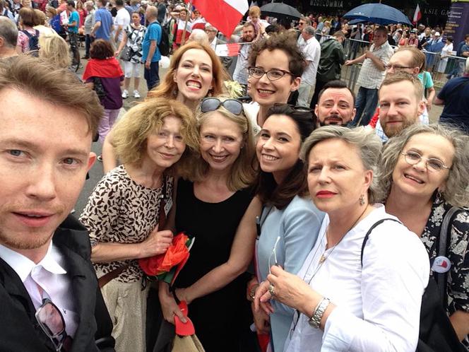 Krystyna Janda chwali się zdjęciami z marszu KOD