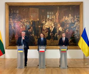 Ministrowie spraw zagranicznych Polski, Litwy i Ukrainy spotkali się w Lublinie. To w ramach 5. rocznicy powołania Trójkąta Lubelskiego