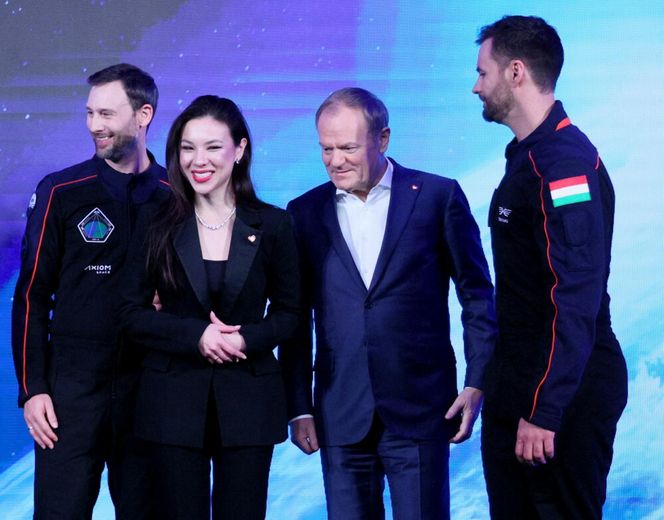 Aleksandra Uznańska-Wiśniewska i Sławosz Uznański-Wiśniewski 