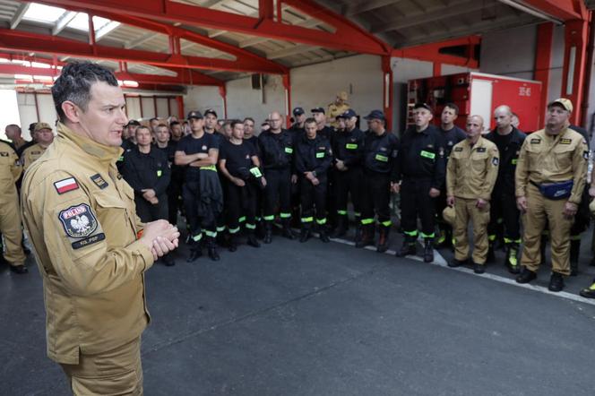 Polscy strażacy gaszą pożary w Grecji