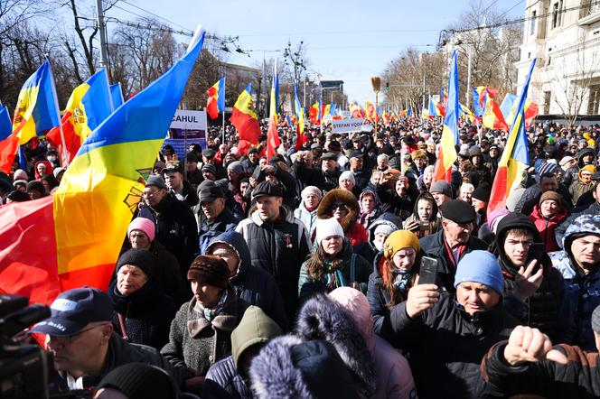 Potężna demonstracja w Mołdawii, w Kiszyniowie.