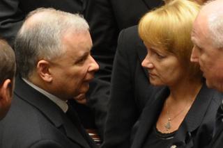 Kaczyński ze Szczypińską na winie