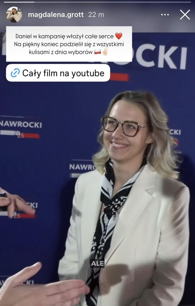 Daniel Nawrocki i jego dziewczyna, Magdalena Grott 
