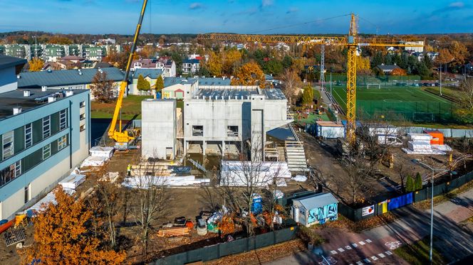 Budowa Kulturoteki w Wesołej w Warszawie