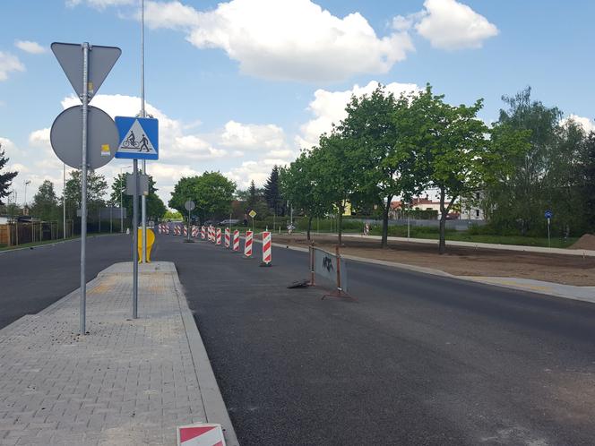 Ostatnie prace na ul. Szybowników w Lesznie