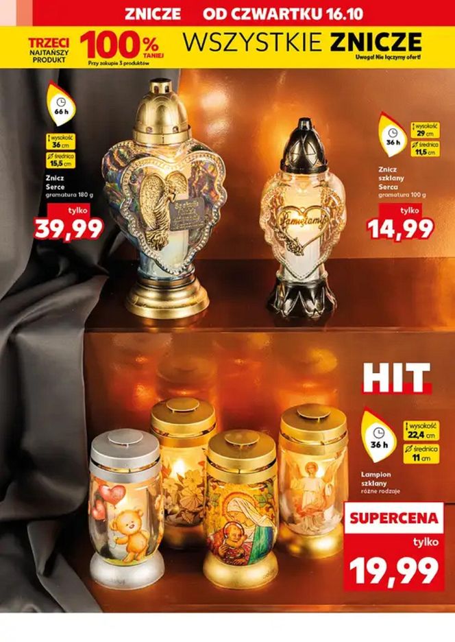 Ceny zniczy - Kaufland
