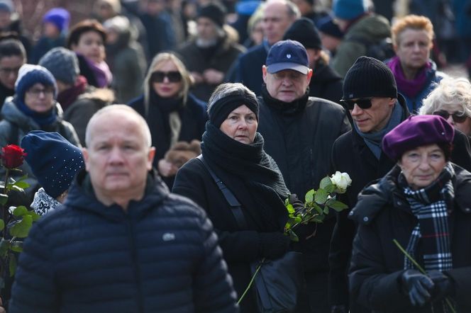 Pogrzeb Mariana Turskiego na Cmentarzu Żydowskim w Warszawie