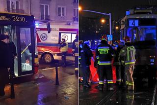 Horror na ulicach Warszawy. Piesza zginęła pod tramwajem, mężczyznę rozjechał autobus