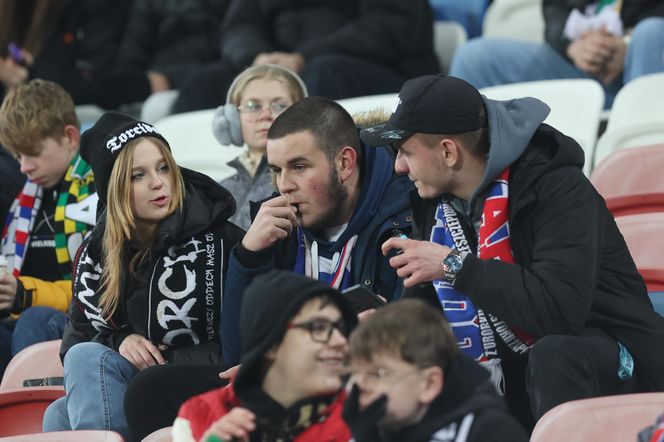 Kibice na meczu Górnik Zabrze - Lech Poznań