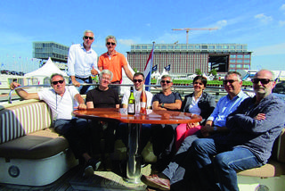 Uczestnicy HISWA presstour Orange Yachting