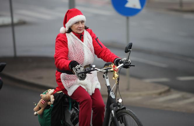 Mikołajowa Masa Rowerowa w Gorzowie