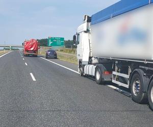 Wypadek na S7 koło Olsztynka. Jedna osoba została ranna