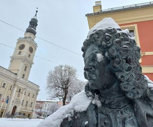 Leszno wygląda bajkowo! Na walentynki sypnęło śniegiem