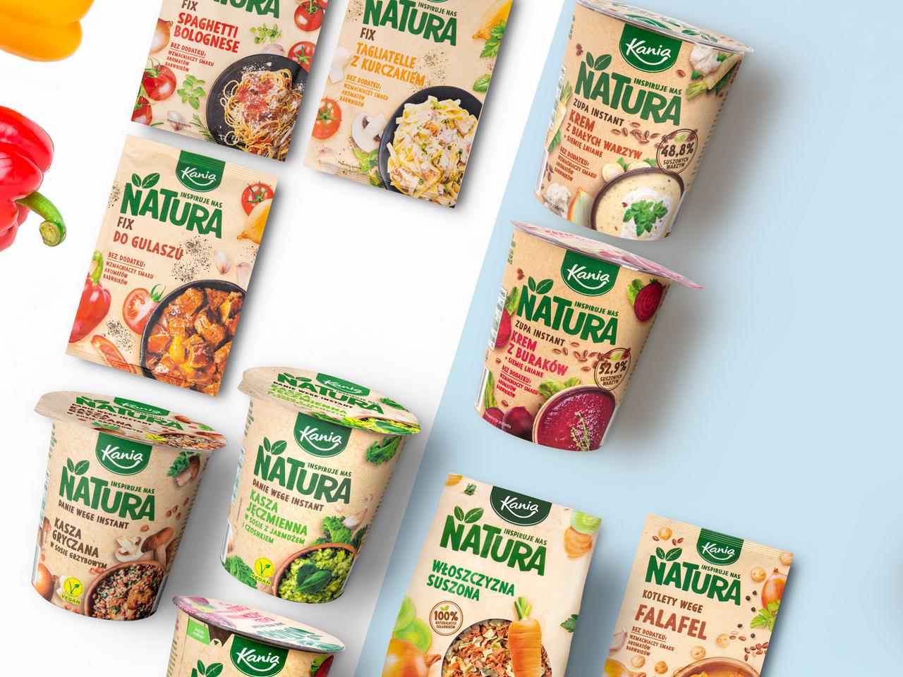 Bliżej natury z produktami Kania: nowe dania instant od Lidla